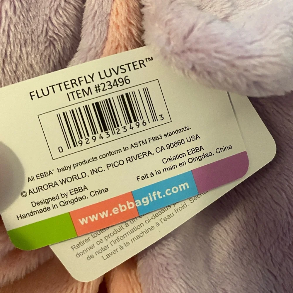 Aurora Butterfly Baby Plush - Picture 5 of 5